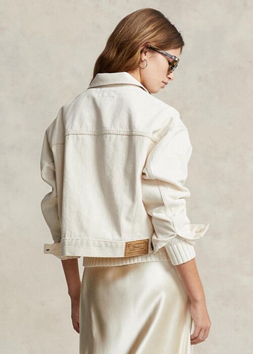 White Women’s Ralph Lauren The New Denim Project Trucker Jackets White Women’s Ralph Lauren The New Denim Project Trucker Jackets