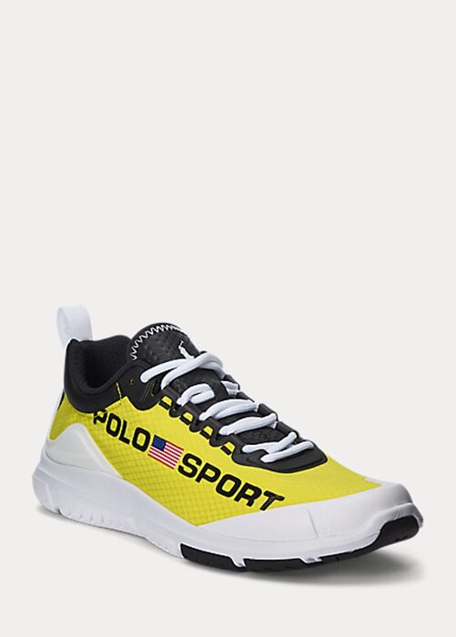 Yellow / Black Women’s Ralph Lauren Polo Sport Tech Racer Sneakers Yellow / Black Women’s Ralph Lauren Polo Sport Tech Racer Sneakers
