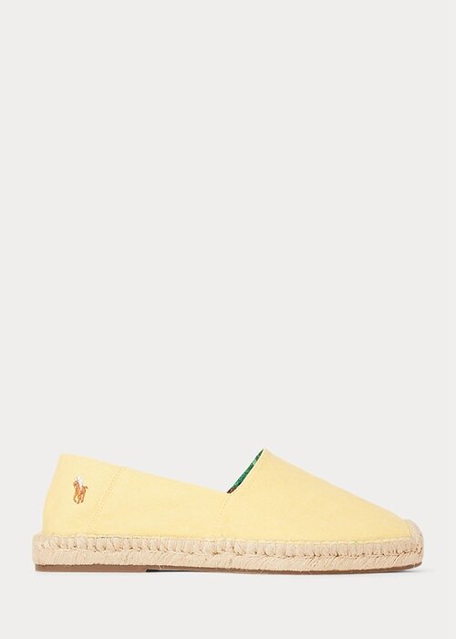 Yellow Men’s Ralph Lauren Cevio Washed Canvas Espadrille Yellow Men’s Ralph Lauren Cevio Washed Canvas Espadrille