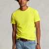 Yellow Men’s Ralph Lauren Custom Slim Fit Crewneck T Shirts Yellow Men’s Ralph Lauren Custom Slim Fit Crewneck T Shirts