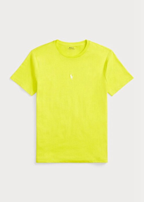 Yellow Men’s Ralph Lauren Custom Slim Fit Crewneck T Shirts Yellow Men’s Ralph Lauren Custom Slim Fit Crewneck T Shirts