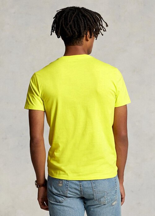 Yellow Men’s Ralph Lauren Custom Slim Fit Crewneck T Shirts Yellow Men’s Ralph Lauren Custom Slim Fit Crewneck T Shirts