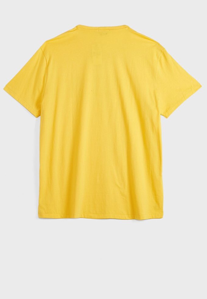Yellow Men’s Ralph Lauren Logo Crew Neck T Shirts Yellow Men’s Ralph Lauren Logo Crew Neck T Shirts