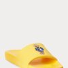 Yellow Men’s Ralph Lauren Polo Bear Slippers Yellow Men’s Ralph Lauren Polo Bear Slippers