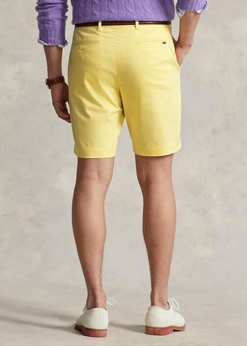 Yellow Men’s Ralph Lauren Tailored Fit Stretch Twill Shorts Yellow Men’s Ralph Lauren Tailored Fit Stretch Twill Shorts