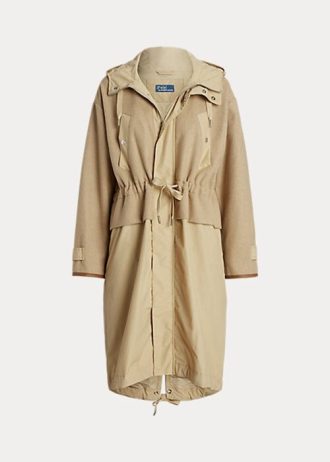Yellow Women’s Ralph Lauren Hooded Long Field Jackets