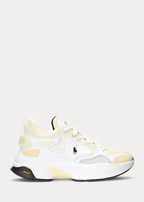 Yellow Women’s Ralph Lauren Logo Tech Sneakers Yellow Women’s Ralph Lauren Logo Tech Sneakers