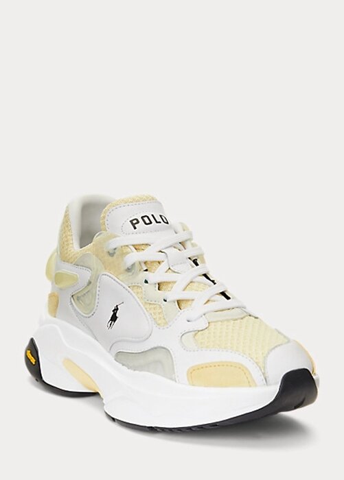 Yellow Women’s Ralph Lauren Logo Tech Sneakers Yellow Women’s Ralph Lauren Logo Tech Sneakers